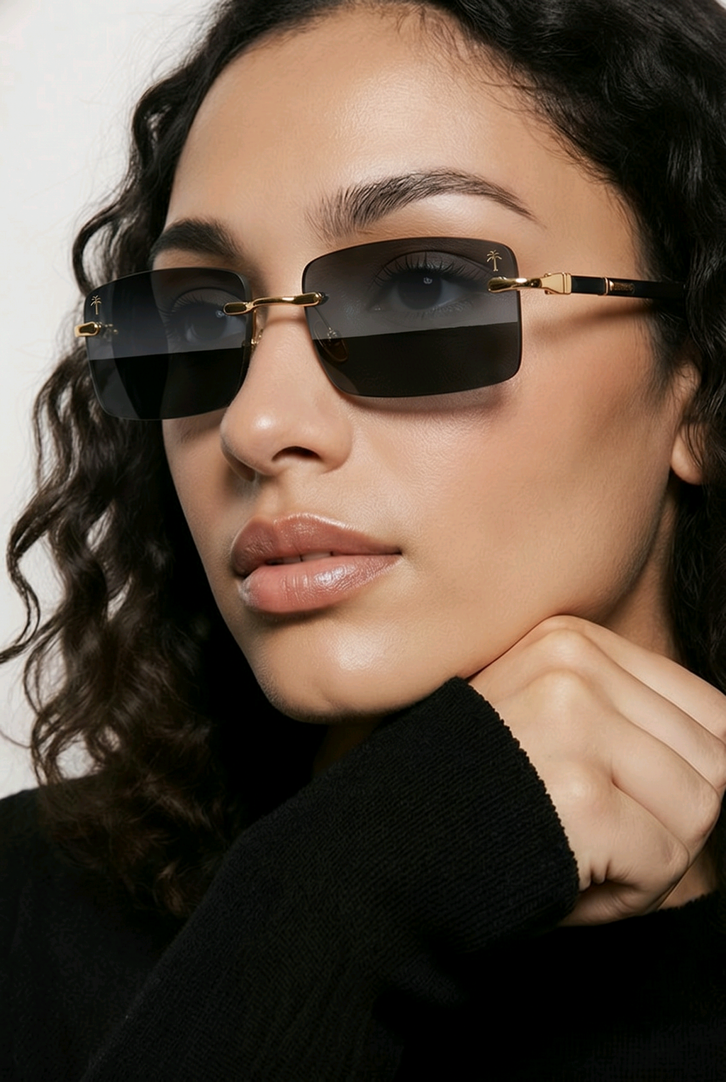 Elettra™ Diamond Edge – Occhiali Frameless Geometrici