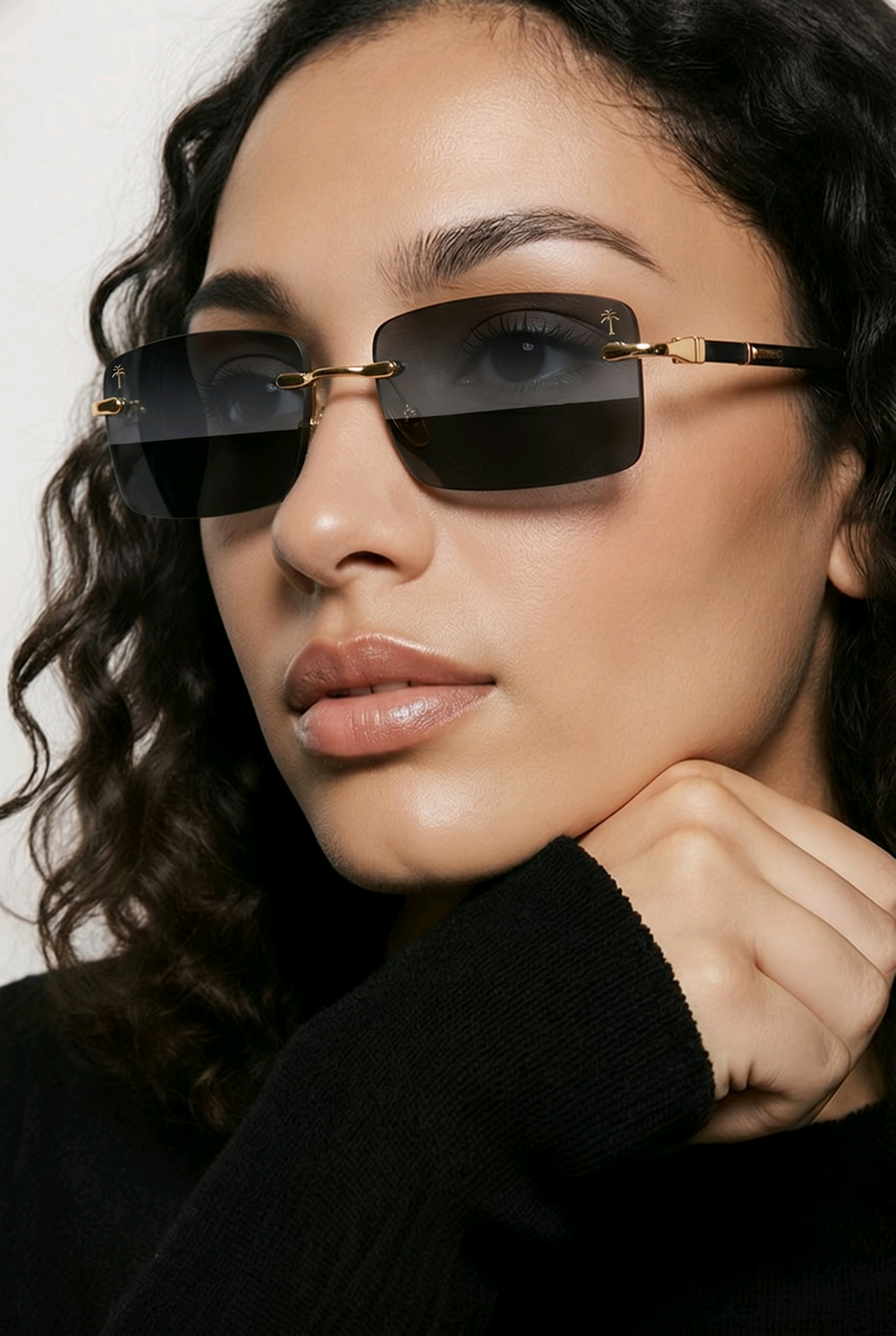 Elettra™ Diamond Edge – Occhiali Frameless Geometrici